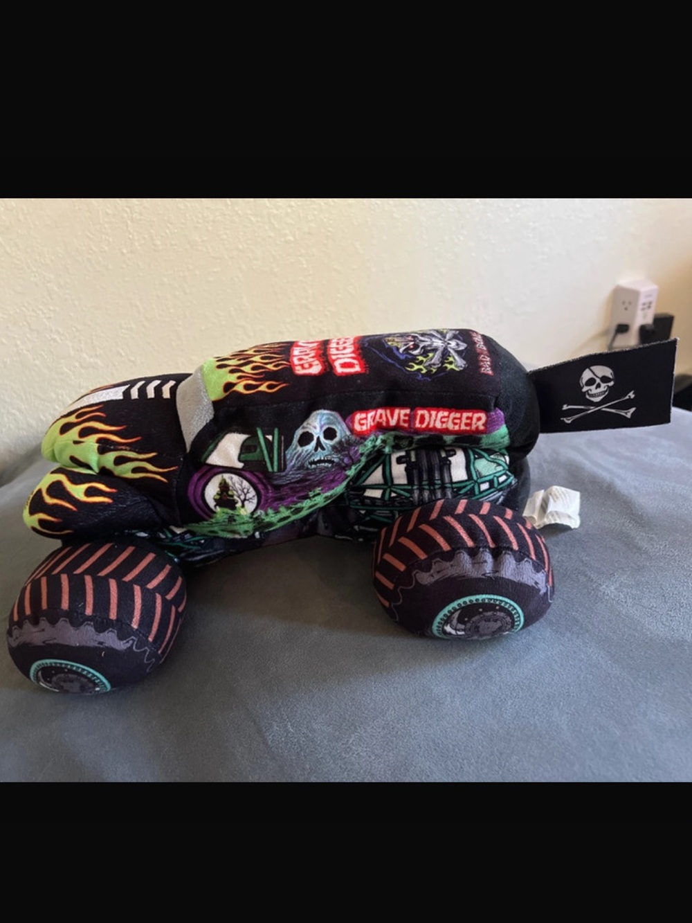 Monster Jam Grave Digger Plush Stuffed Pillow Buddy